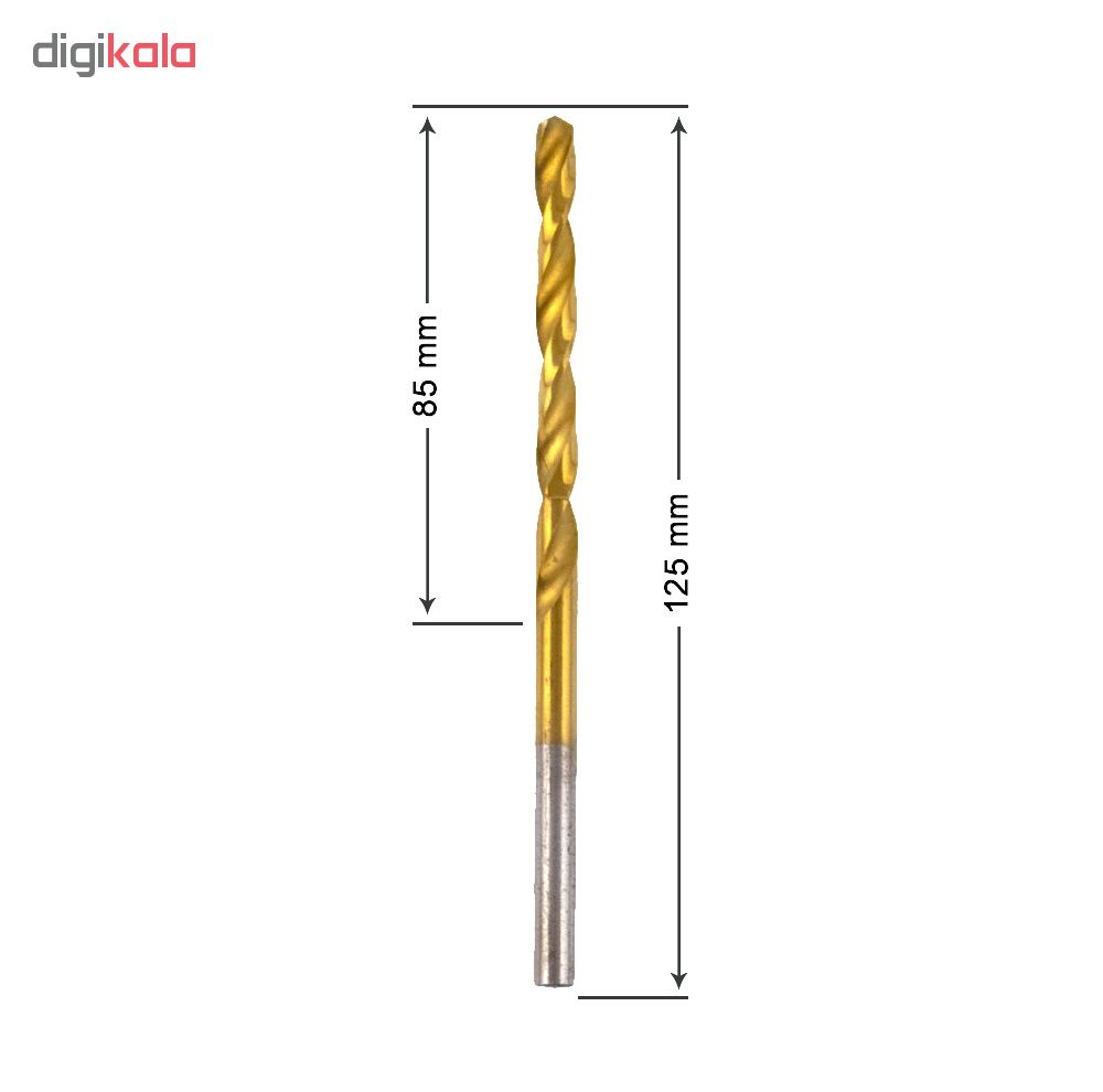 مجموعه 10 عددی مته تی جی کد TG-D-09.5 سایز 9.5 میلی متر