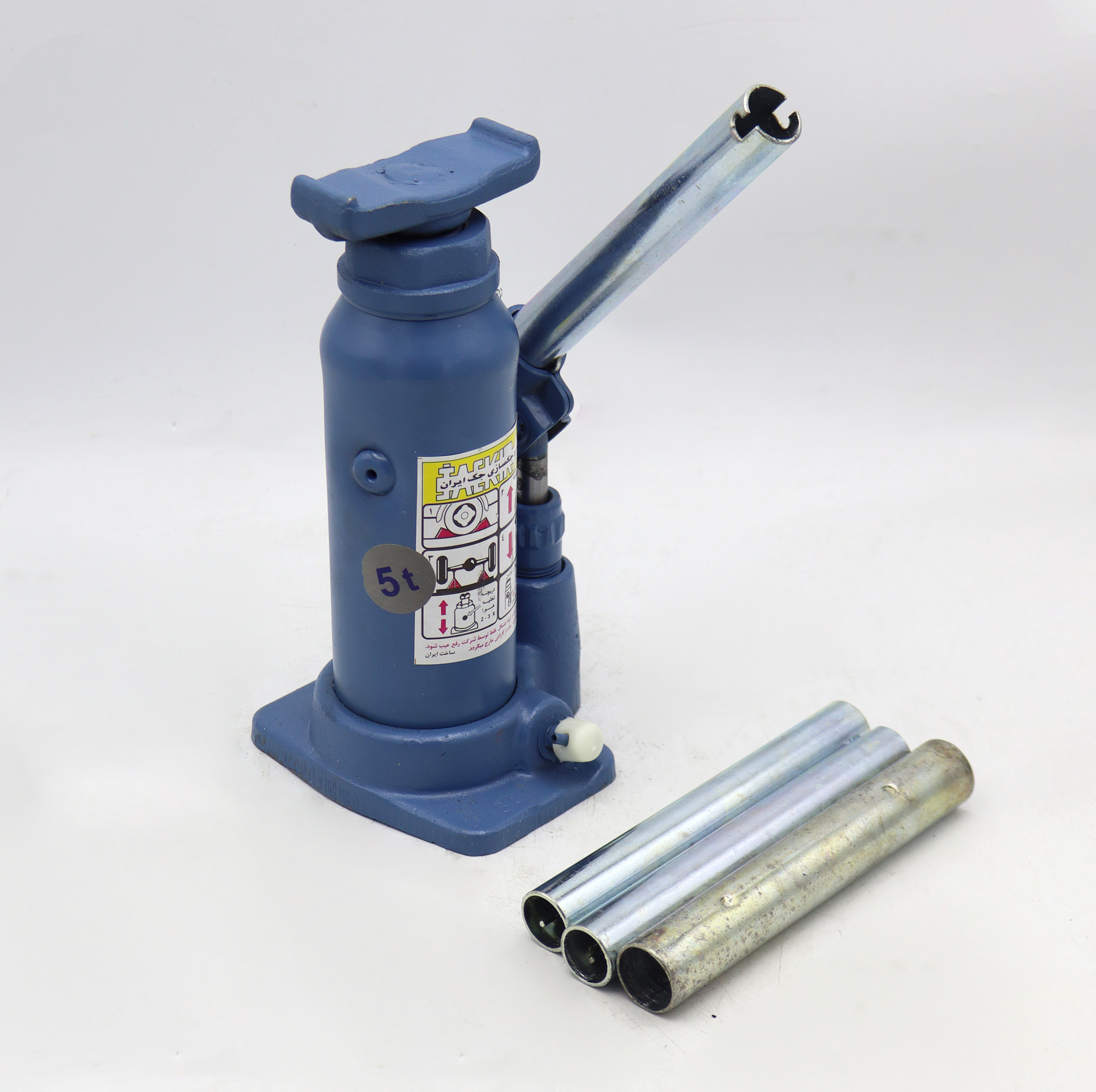 جک هیدرولیک خودرو جکیران کد YP-JK5T ظرفیت 5 تن