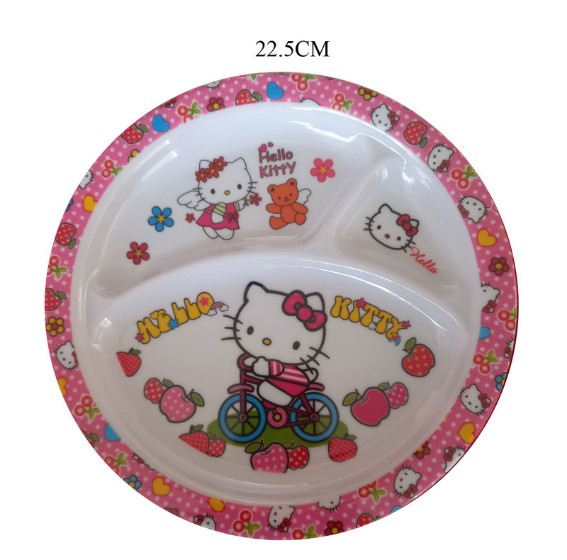 سرویس غذا خوری 6 پارچه کودک طرح کیتی کد Rbay06