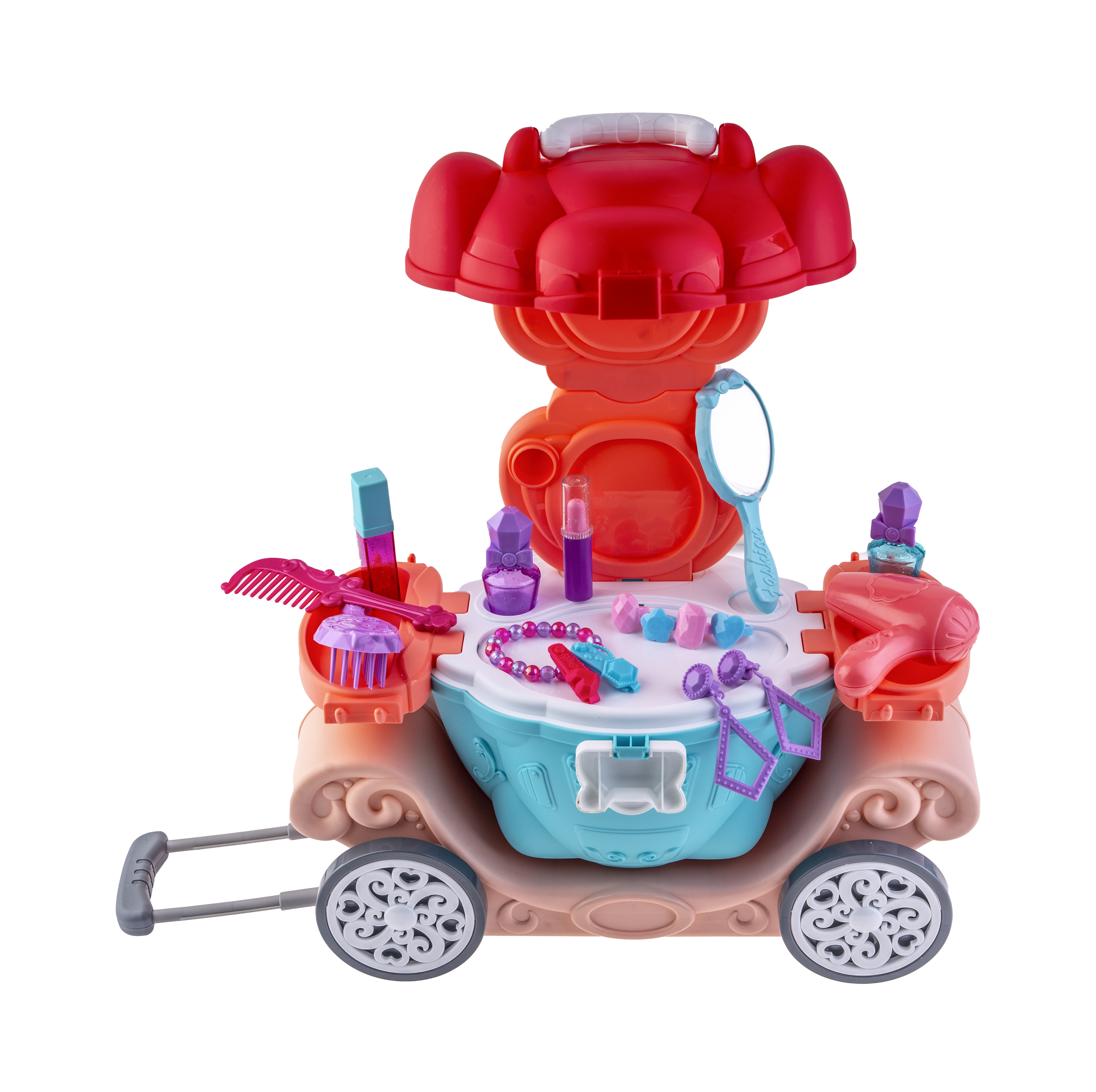 اسباب بازی مدل چمدان آرایشی پروژکتوری کودک 9in1 کد 66122