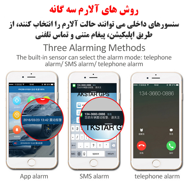ردیاب خودرو مدل GT23