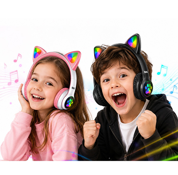 هدست بی سیم بوکو مدل گربه ای کد BE05