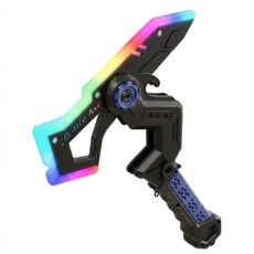 ابزار ایفای نقش مدل شمشیر و تبر تبدیل شونده ترنسفورمرز مدل شارژی RGB دودزا