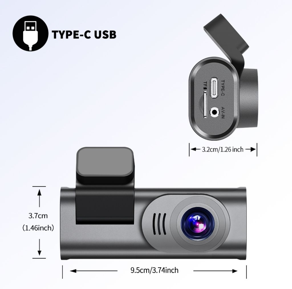 دوربین ثبت وقایع خودرو مدل DUAL D28 4K
