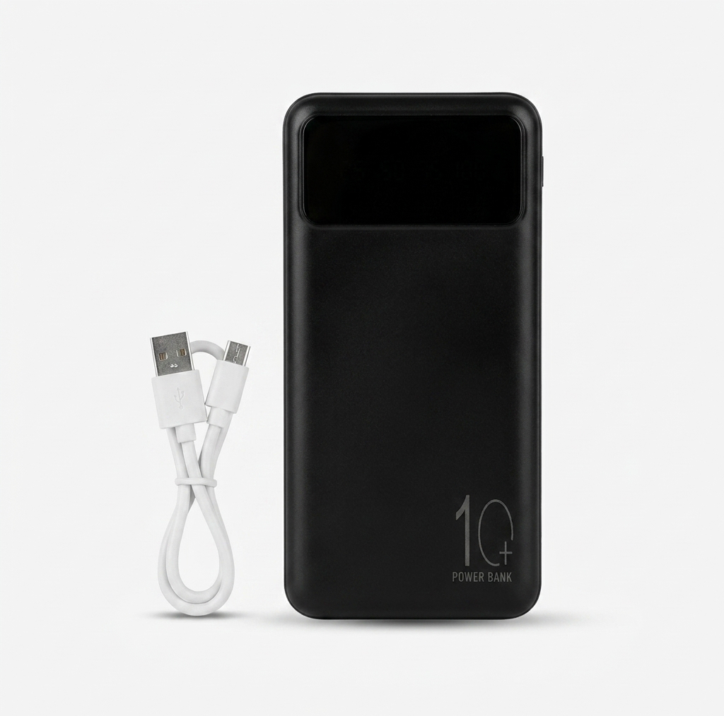 پاوربانک 5 وات مدل N-33 ظرفیت 10000 میلی‌آمپرساعت به همراه یک عدد کابل USB-C