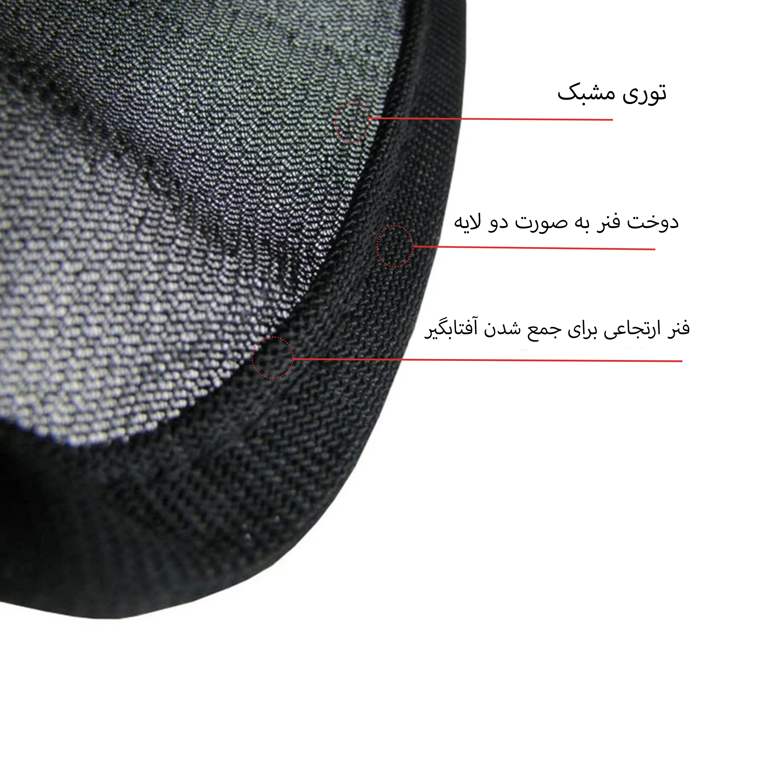 آفتابگیر شیشه خودرو پاسیکو مدل P526-OOمناسب برای ساینا بسته 6 عددی