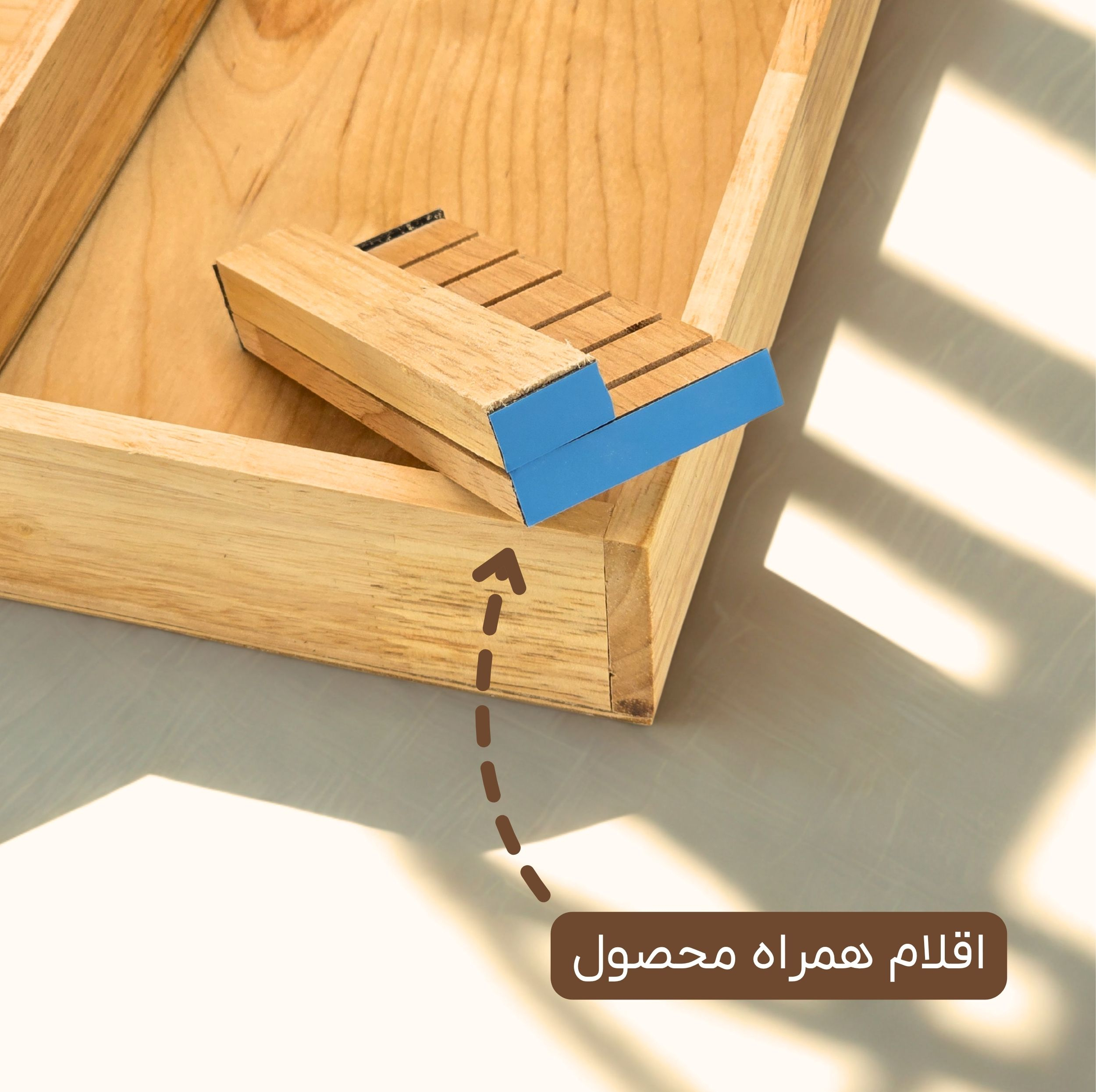 ارگانایزر چوبی قاشق و چنگال مدل GS7