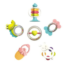جغجغه بی بی این مدل HANDBELL BABY کد 69-608 مجموعه 6 عددی