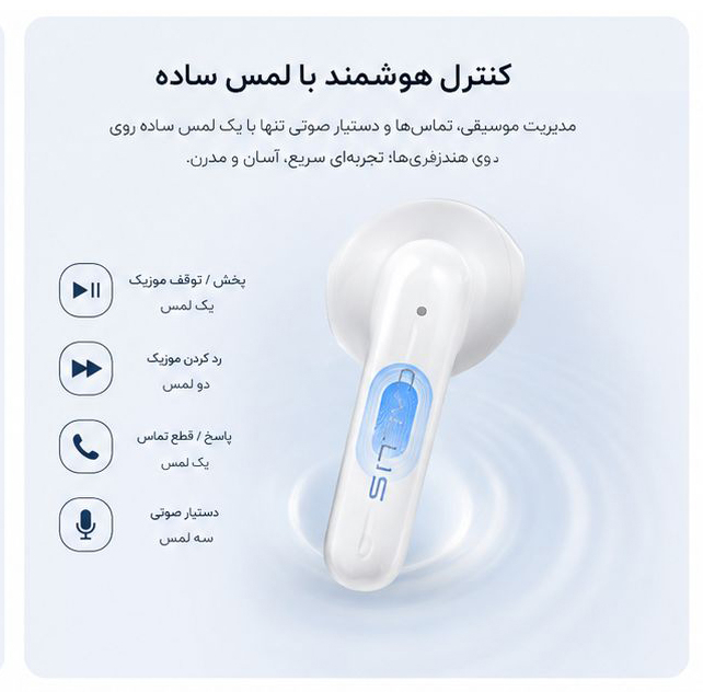 هدفون بلوتوثی کالوس مدل TWS 5.3
