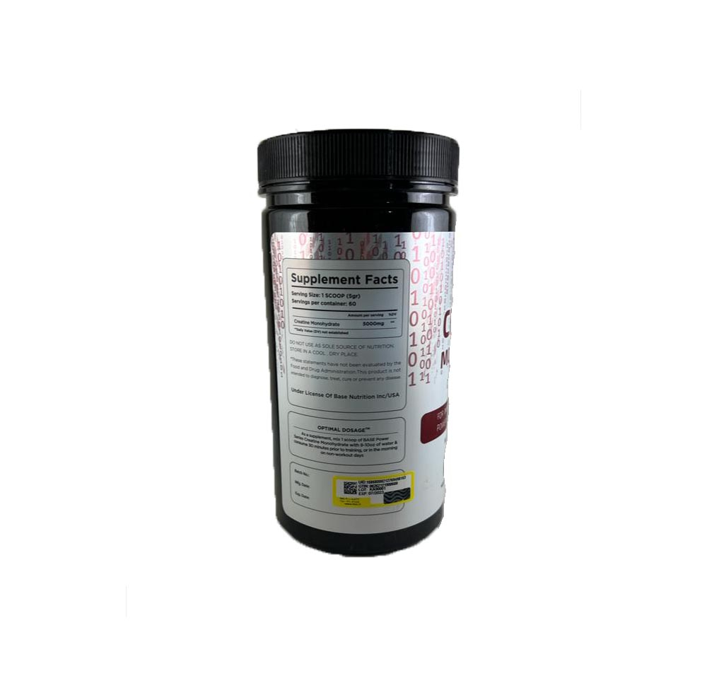پودر کراتین مونوهیدرات بیس نوتریشن- 300 گرم