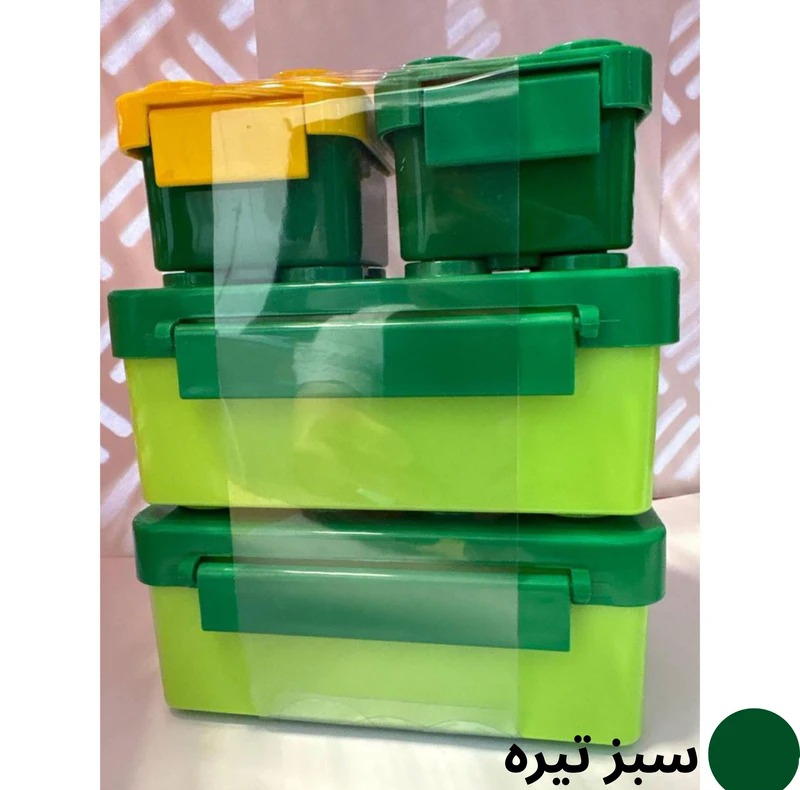 ظرف غذای ۴ تکه کودک مدل پازل