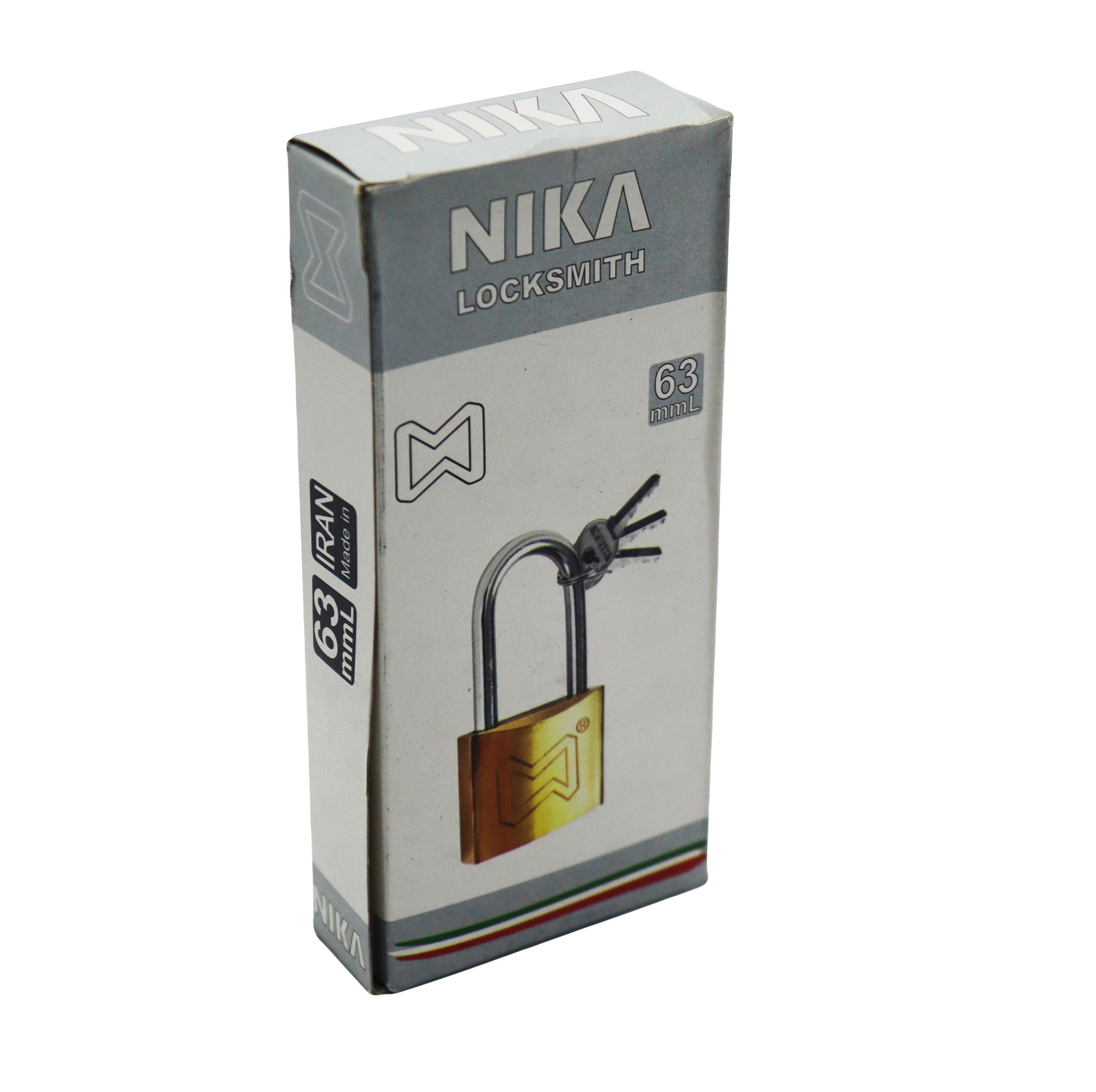 قفل آویز نیکا مدل بلند کد YPB-63MM