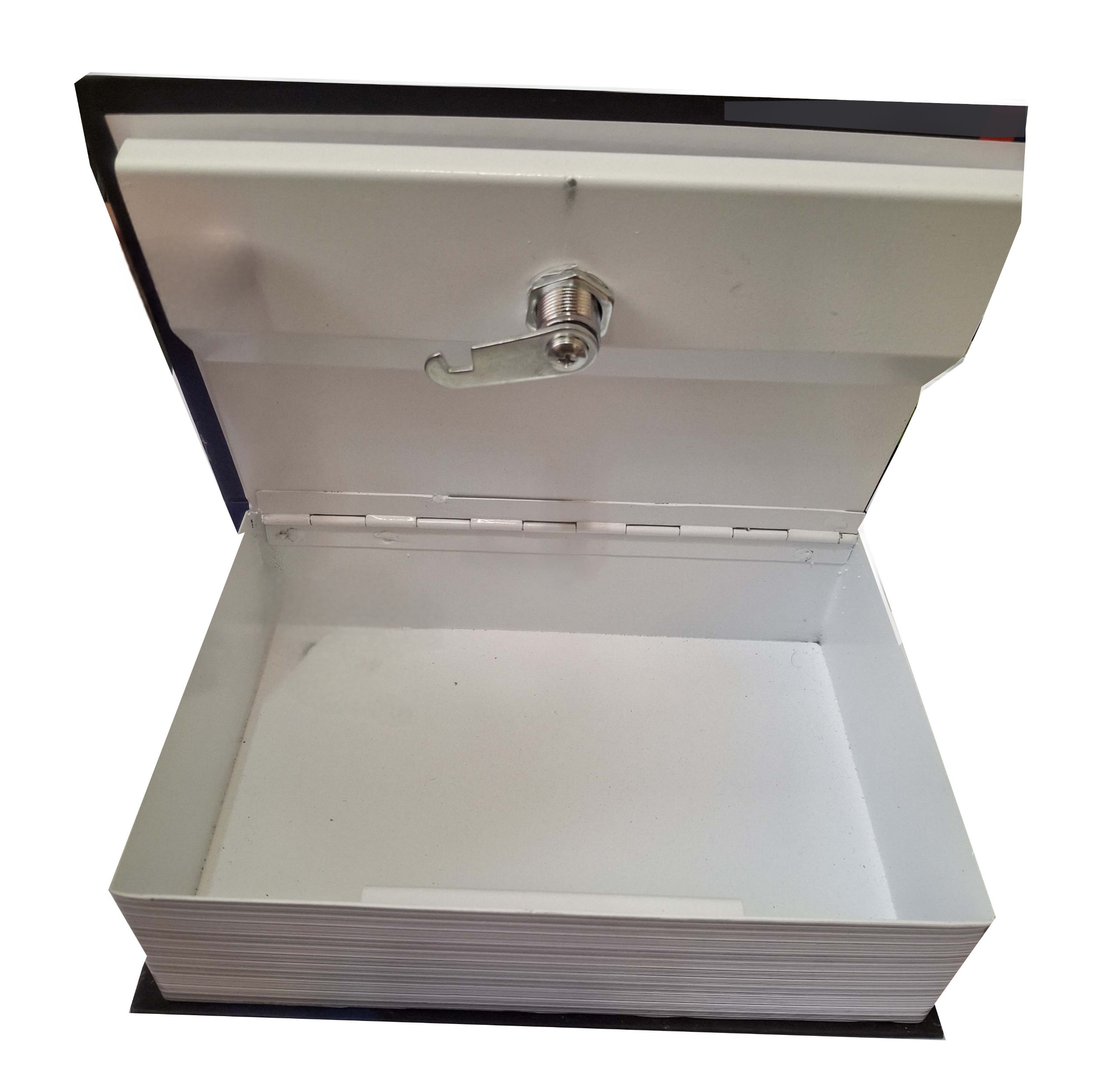 گاوصندوق مدل کتابی طرح رمان پاستیل های بنفش وزن 1.155 کیلوگرم
