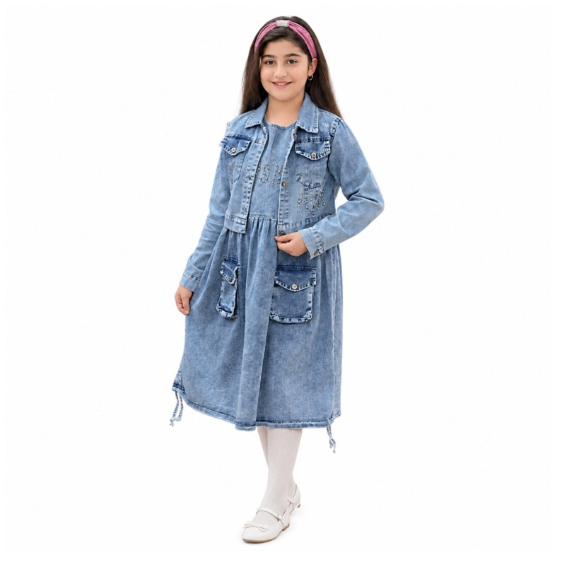 کت و سارافون دخترانه مدل مهدیس