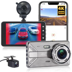 دوربین ثبت وقایع مدل X20 MAX 4K + WiFi به همراه دوربین عقب