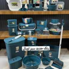 سرویس جهیزیه لیمون 47 پارچه سبز اوپال