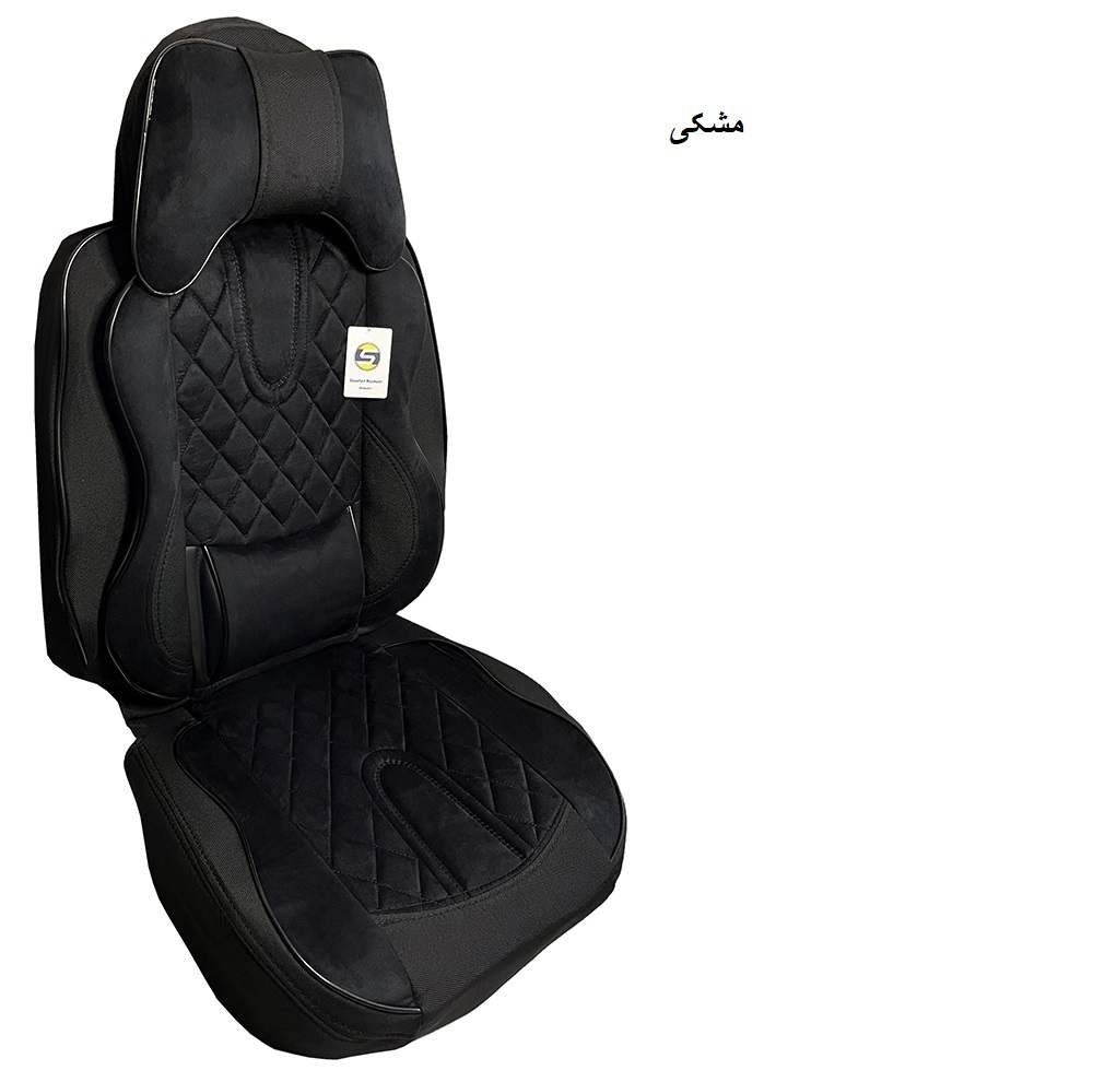 ست کامل روکش صندلی خودرو سپاهان روکش مدل Aoudi-6000 مناسب برای پژو 206 و 207
