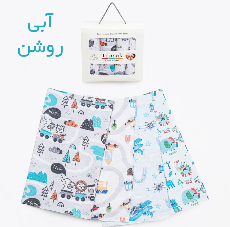 خشککن نوزاد تیک مک مدل جعبه GR سایز 65x72 سانتیمتر مجموعه 4 عددی