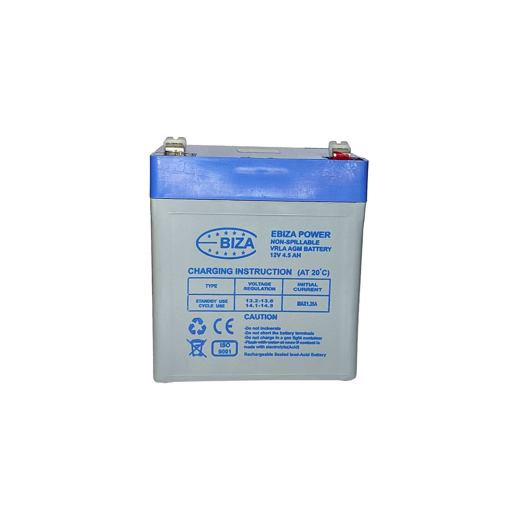 باطری دزدگیر اماکن ابیزا مدل VRLA 4.5AH