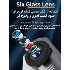 دوربین ثبت وقایع خودرو مدل X3/4K به همراه دوربین عقب