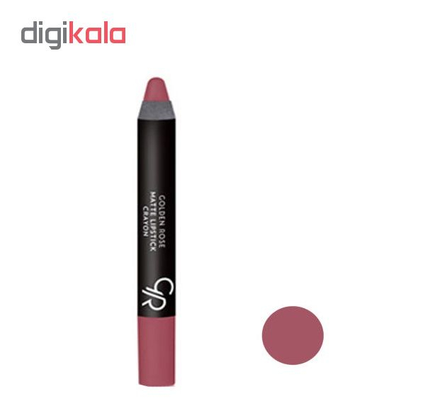 رژلب مدادی گلدن رز مدل Crayon شماره 08