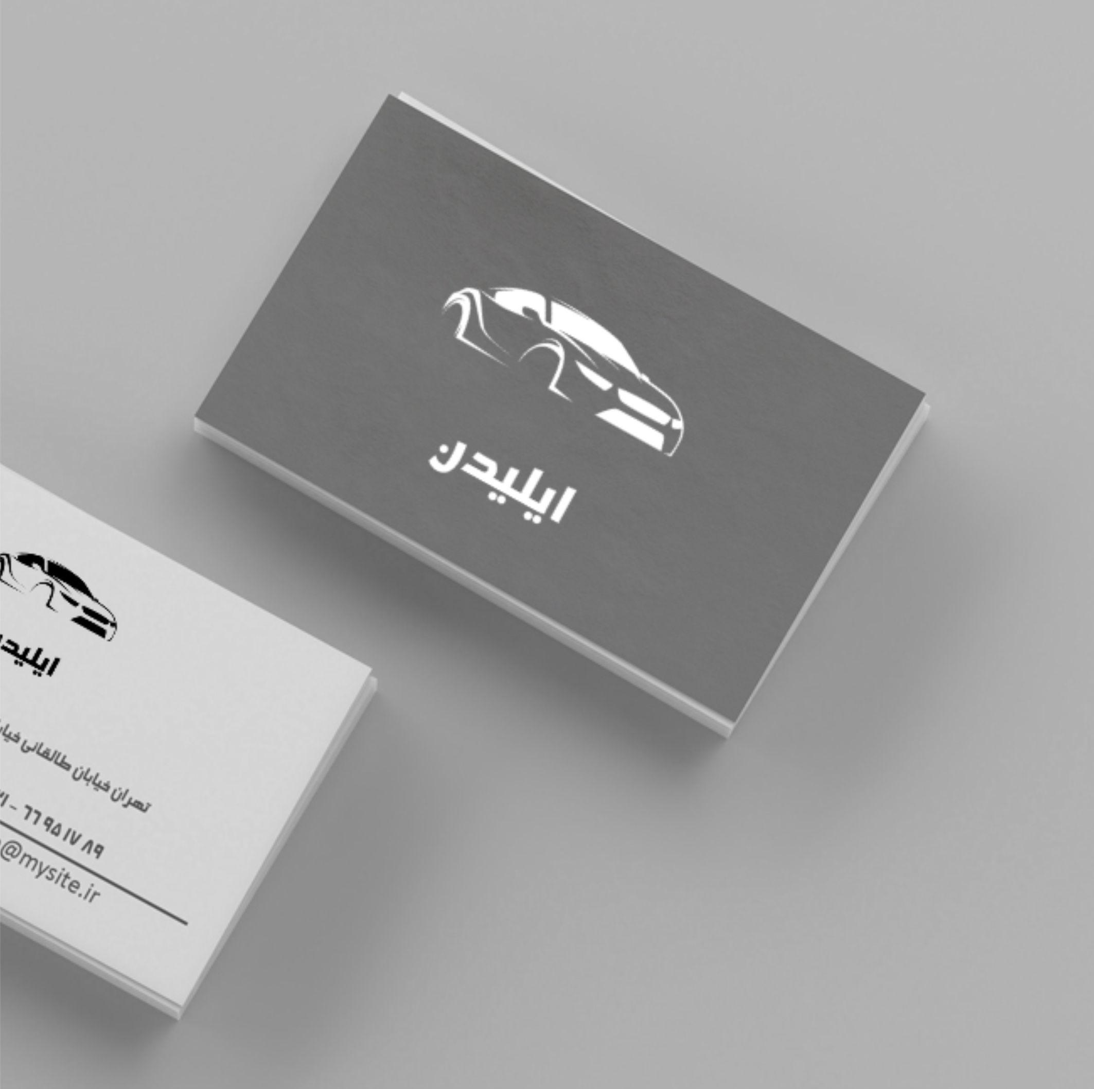 برچسب پارکابی خودرو ایلیدن طرح کربن مدل B008 مناسب برای سمند بسته 4 عددی