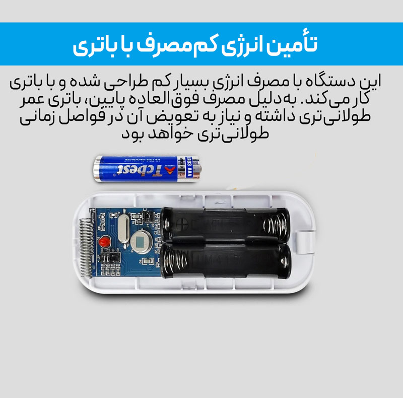 سنسور حرکتی بی سیم دزدگیر پرولایف مدل PI01