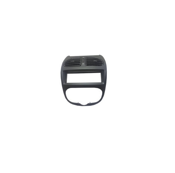 پنل ضبط و دریچه کولر کد E7050 مناسب برای پژو 206 به همراه پنل ساعت