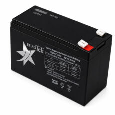 باتری UPS با ولتاژ 12 ولت و شدت جریان 7 آمپرساعت یوروتک مدل EUR7.212