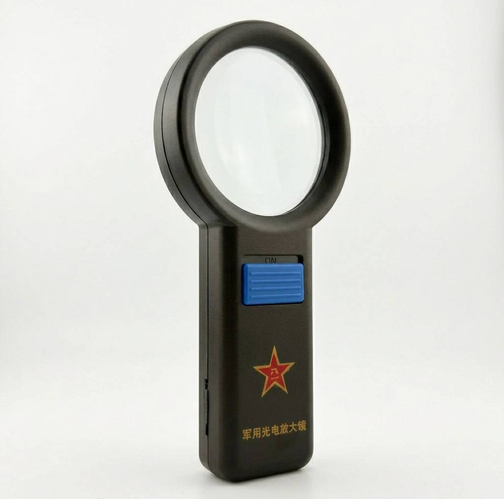 ذره بین مدل چراغ دار کد 80Mm