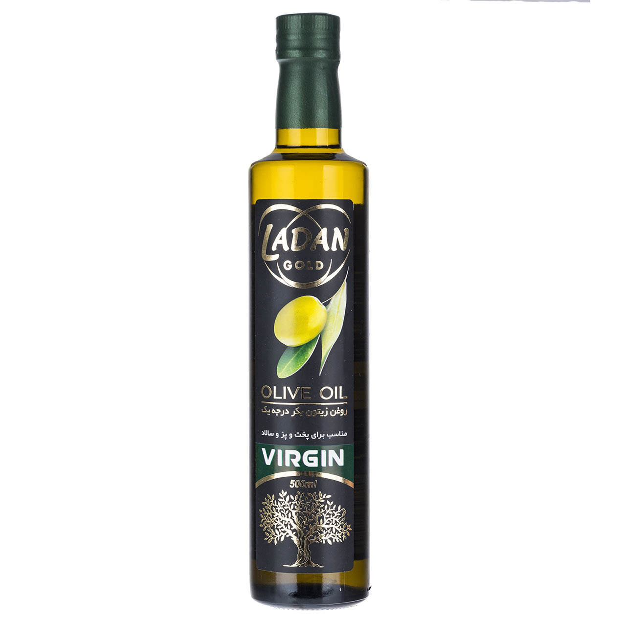 روغن زیتون بکر لادن طلایی - 500 میلی لیتر