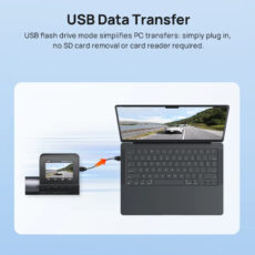 دوربین فیلم برداری خودرو سوِنتی مِی مدل Dash Cam A410 SET + Rear Cam Set (RC21)