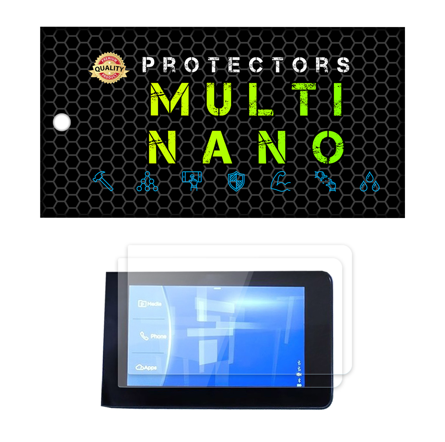 محافظ صفحه نمایش خودرو مولتی نانو مدل X-S2N مناسب برای فونیکس Arrizo 6 Pro بسته دو عددی