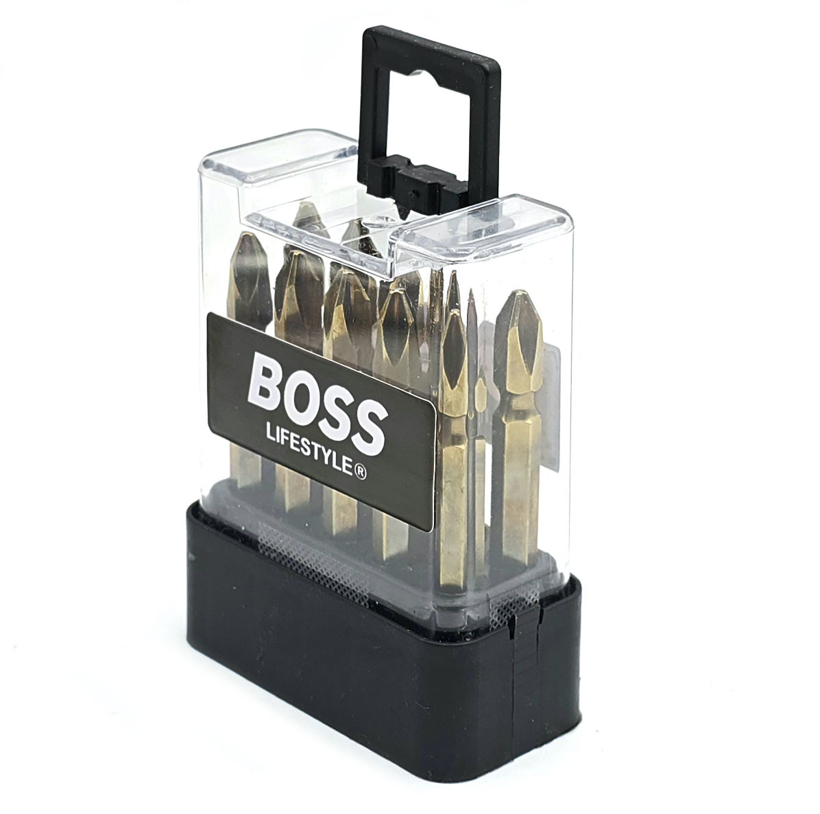 نوک پیچ گوشتی دو سر چهار سو باس مدل ph2-65MM مجموعه 10 عددی