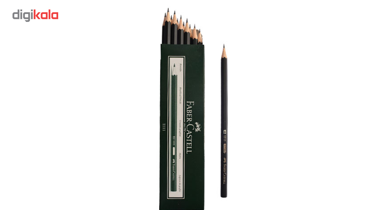 مداد مشکی فابر کاستل کد 1111 بسته 12 عددی