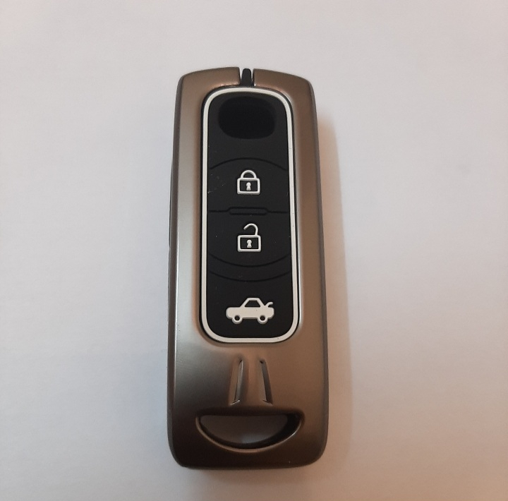 کاور ریموت و سوئیچ خودرو دیاموند شاپینگ مدل DS-mazda3new-VIP-metal مناسب برای مزدا 3