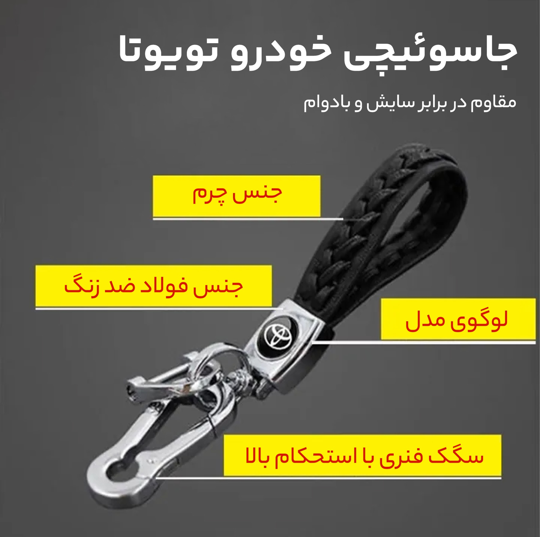 جاسوئیچی خودرو تویوتا کد k100100