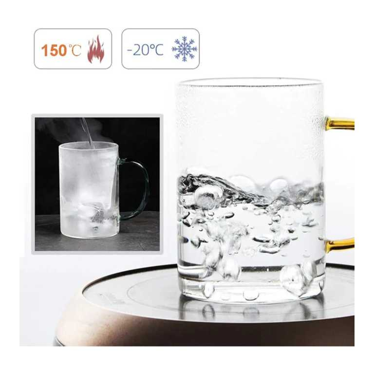 لیوان مدل دسته رنگی مجموعه 6 عددی