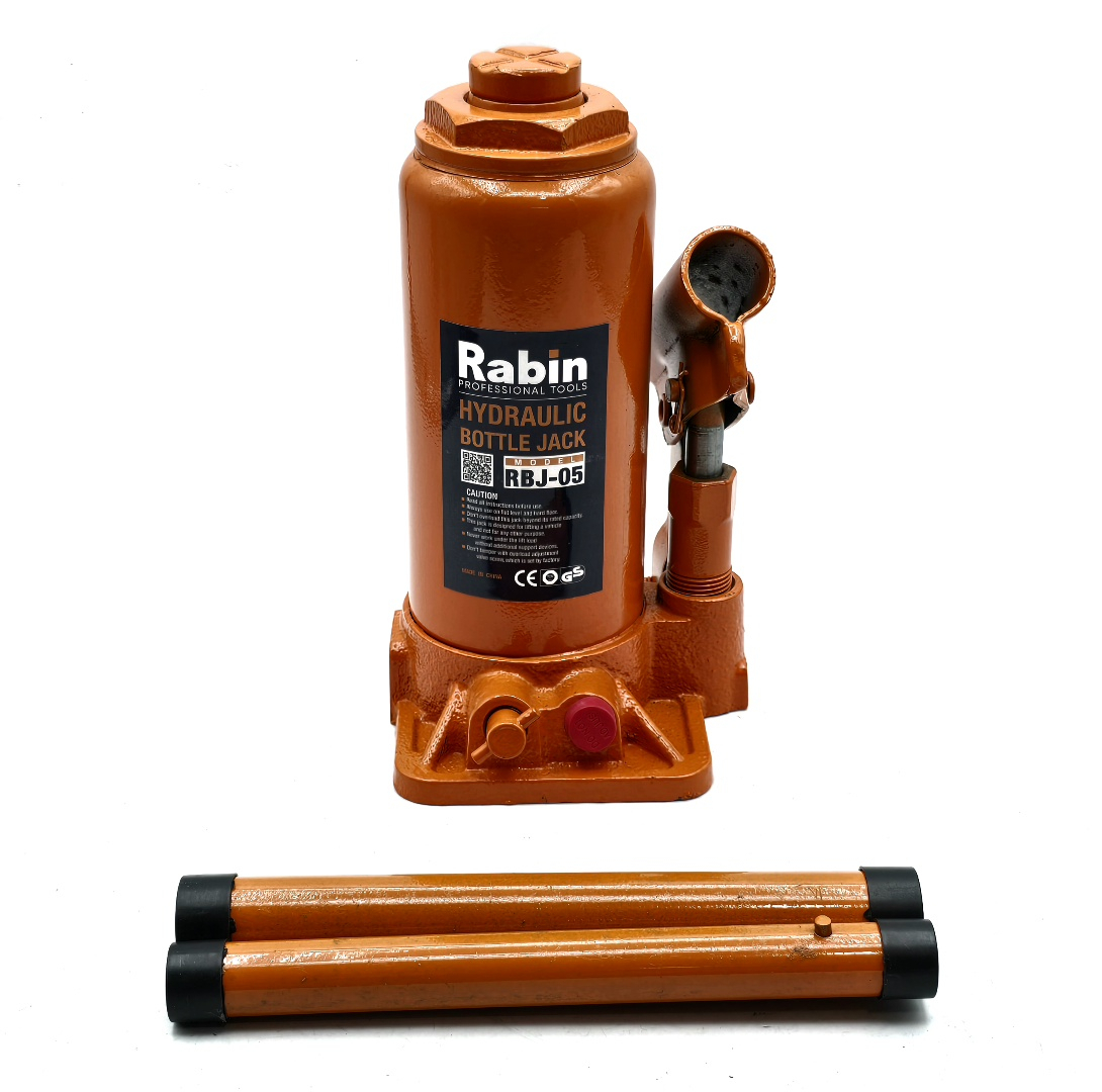 جک هیدرولیک خودرو رابین مدل RBJ-05 ظرفیت 5 تن