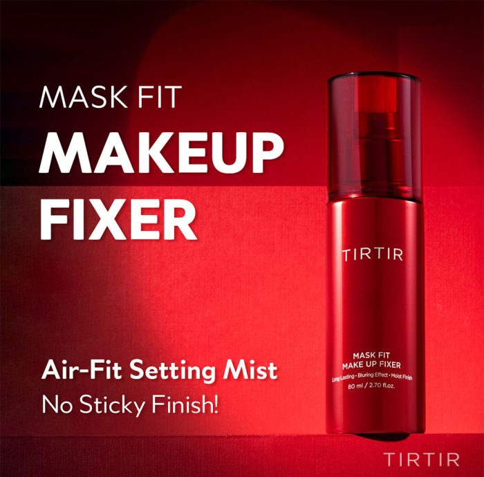 محلول تثبیتکننده آرایش صورت تیرتیر مدل Mask Fit حجم 80 میلی لیتر