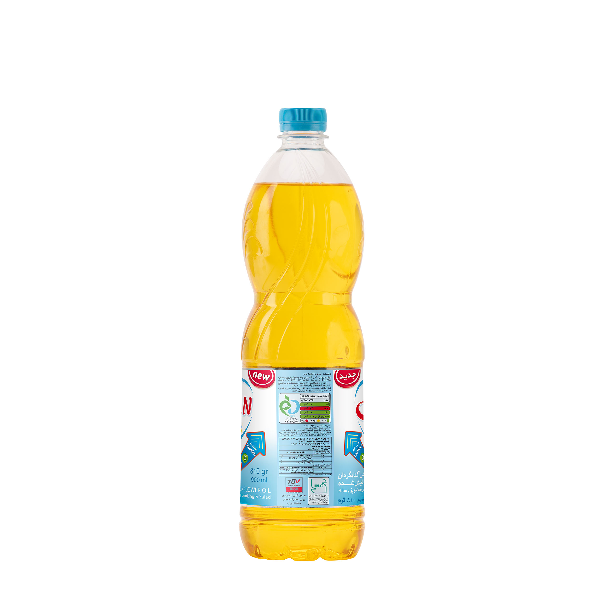 روغن مایع آفتابگردان ویتامینه لادن - 810 گرم