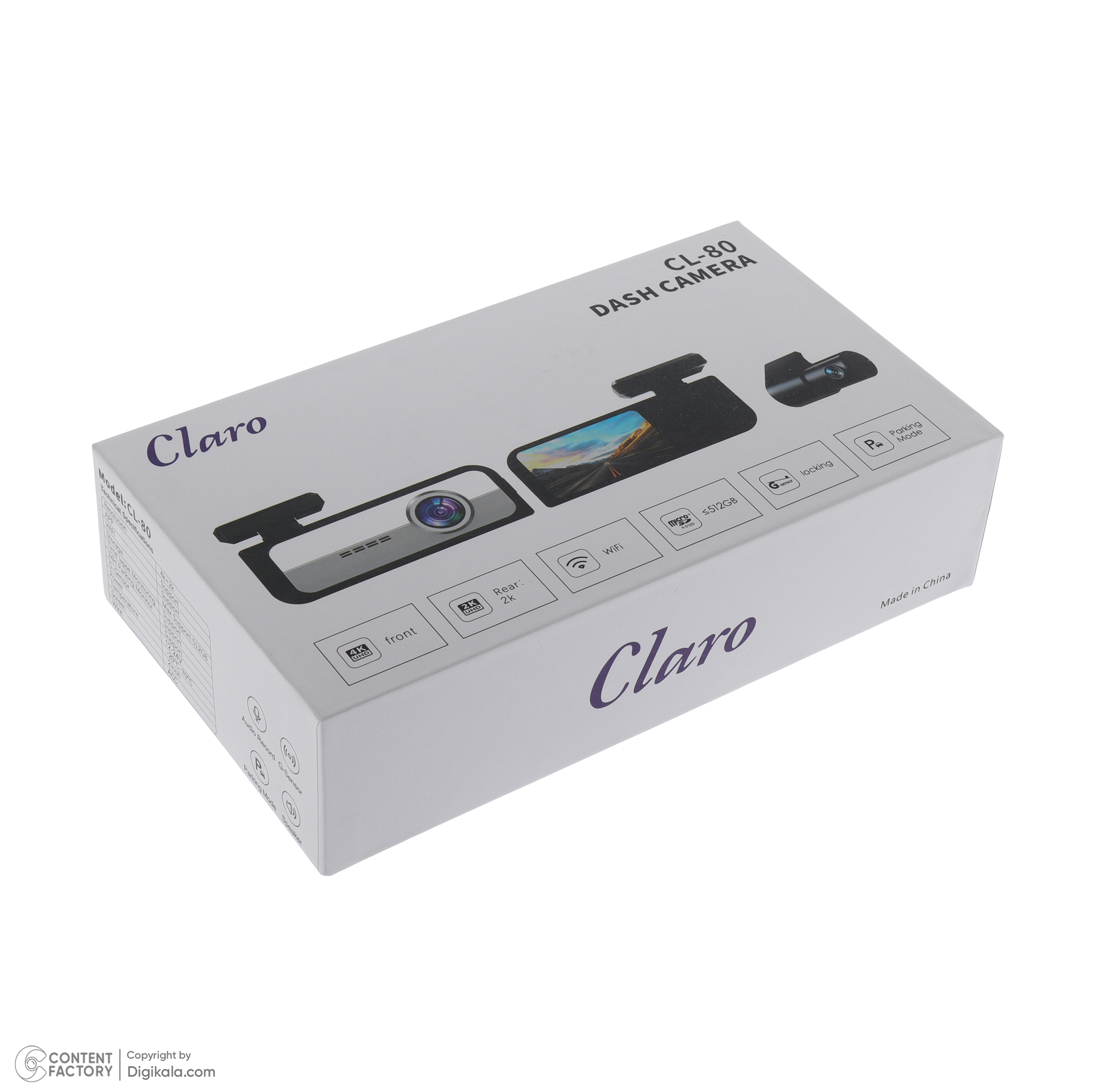 دوربین ثبت وقایع کلارو مدل CL-80 مجموعه 2 عددی