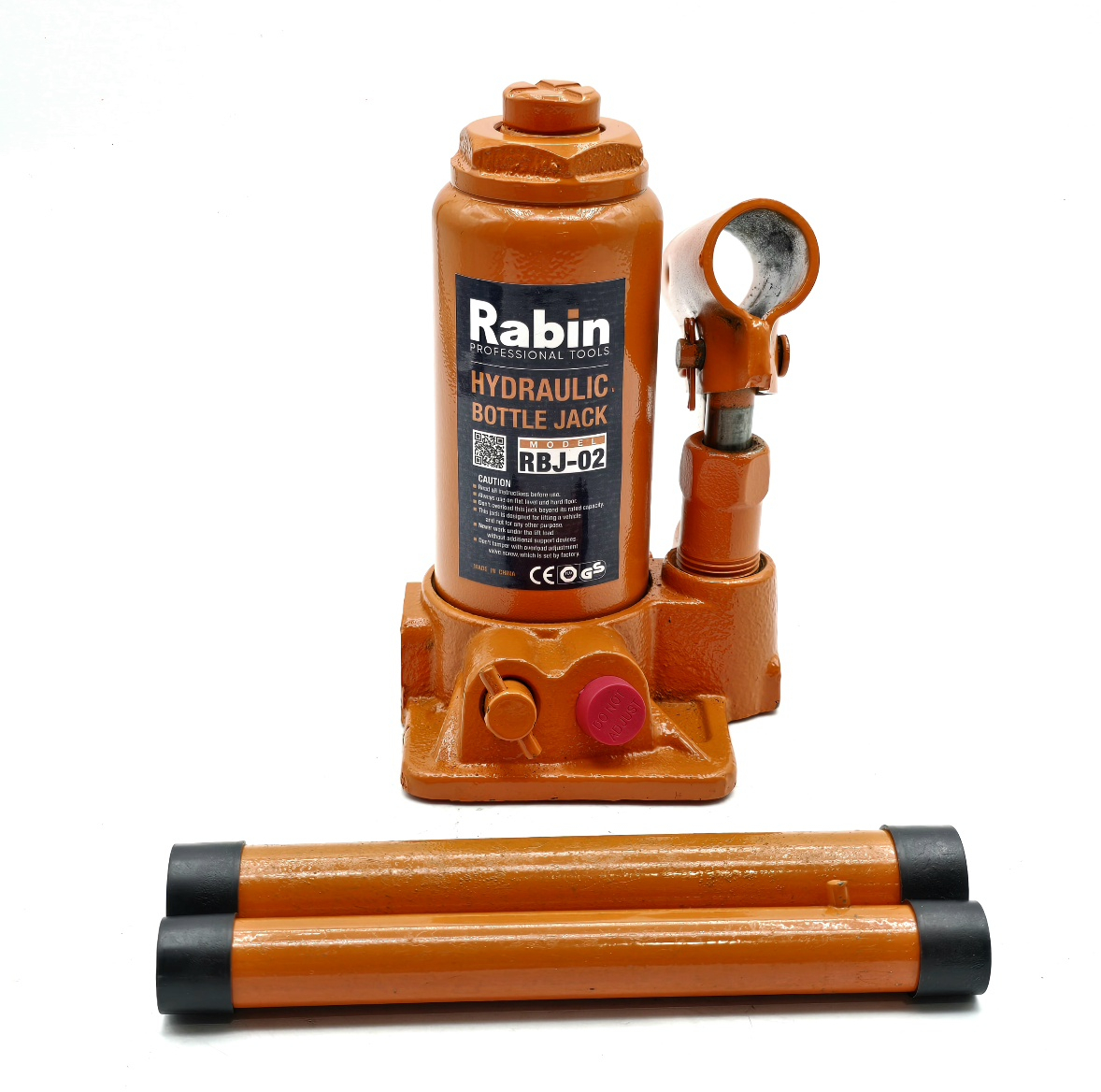 جک هیدرولیک خودرو رابین مدل RBJ-02 ظرفیت 2 تن