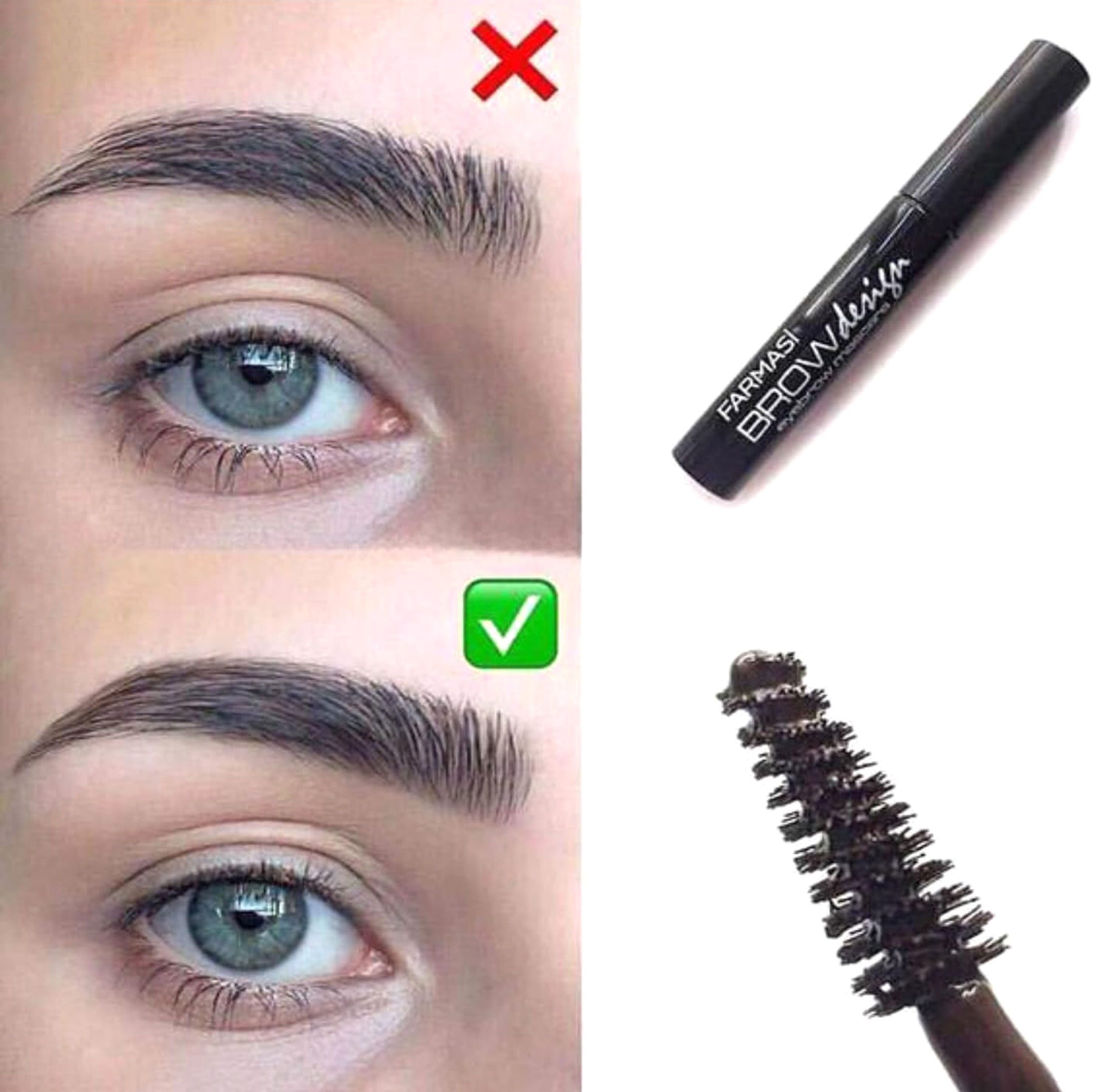ژل ابرو فارماسی مدل Brow Design Clear Brow Gel حجم 5 میلی لیتر