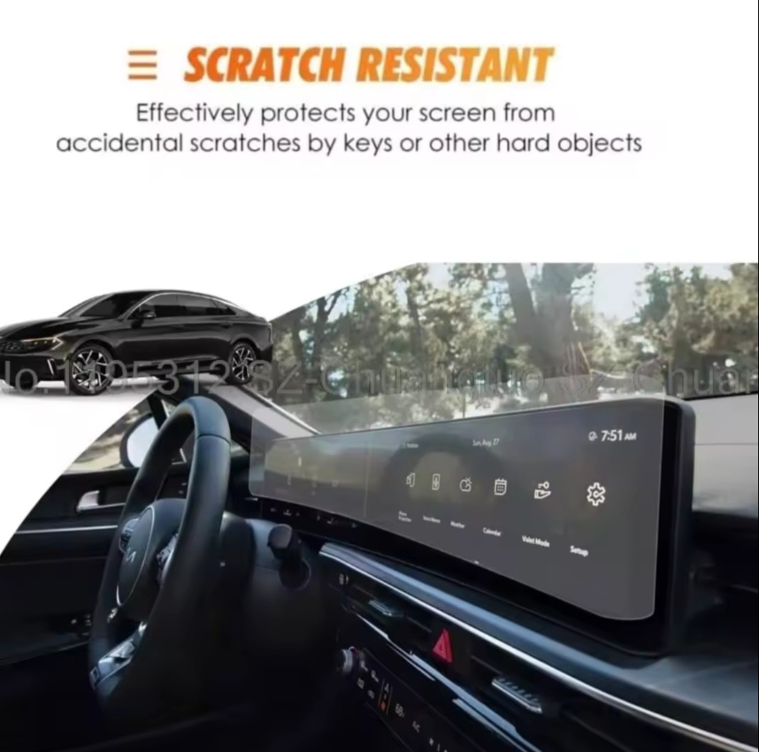 محافظ صفحه نمایش مانیتور و کیلومتر مدل 2in1 مناسب برای کیا k5