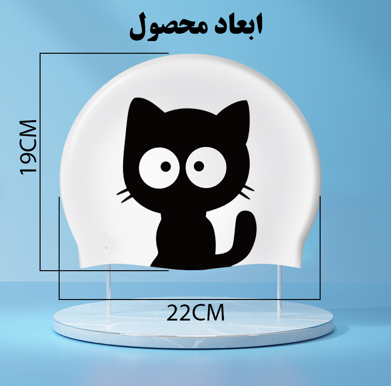 کلاه شنا مدل SY-401 طرح گربه