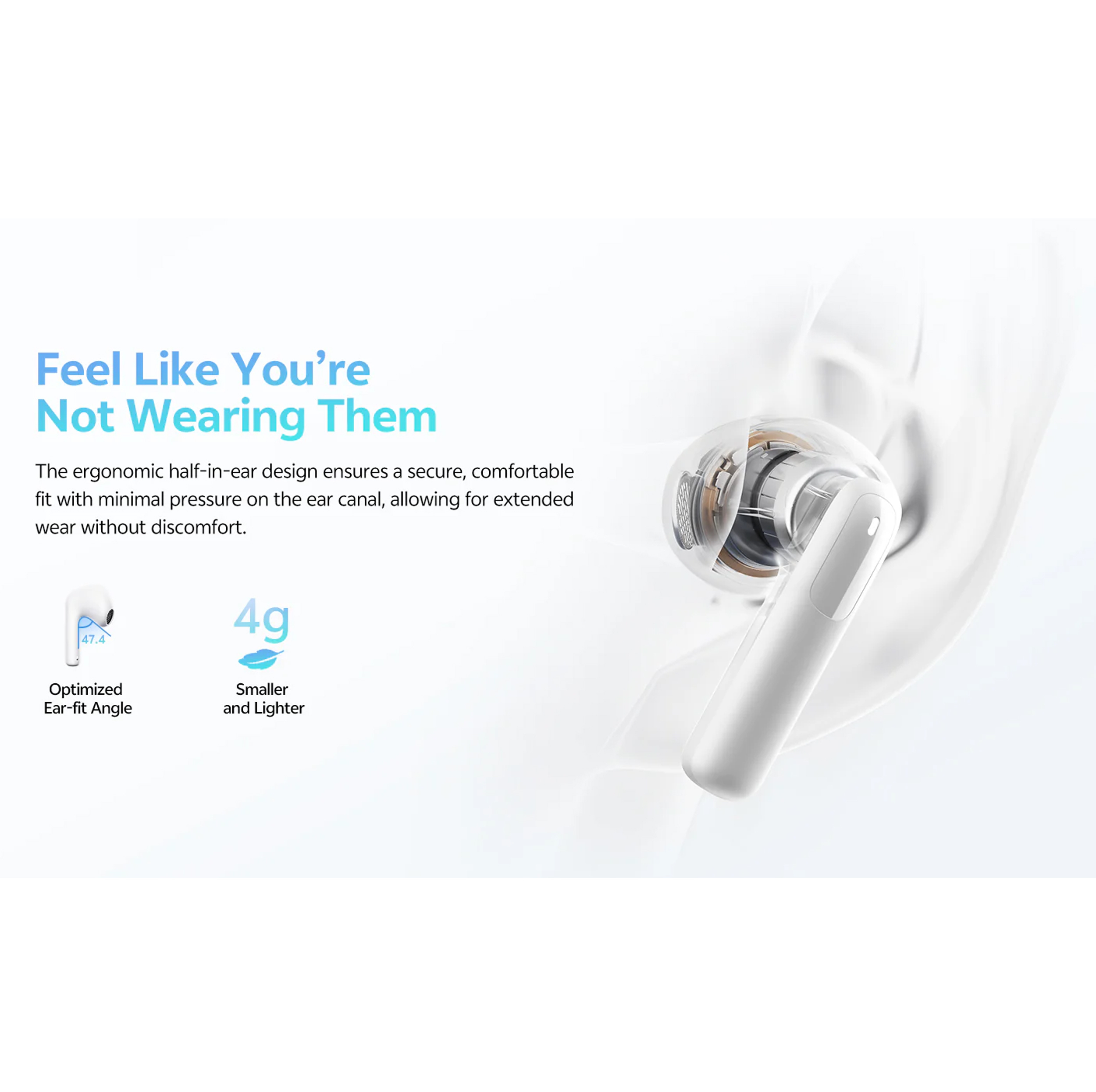 هدفون بلوتوثی کیو سی وای مدل AilyBuds E10 QT35