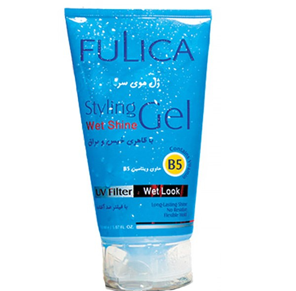 ژل مو فولیکا مدل Wet Shine مناسب انواع مو حجم 150 میلی لیتر