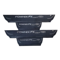 برچسب پارکابی خودرو امیران اسپرت طرح چرم کد 2025032 مناسب برای فونیکس FX290 مجموعه 4 عددی