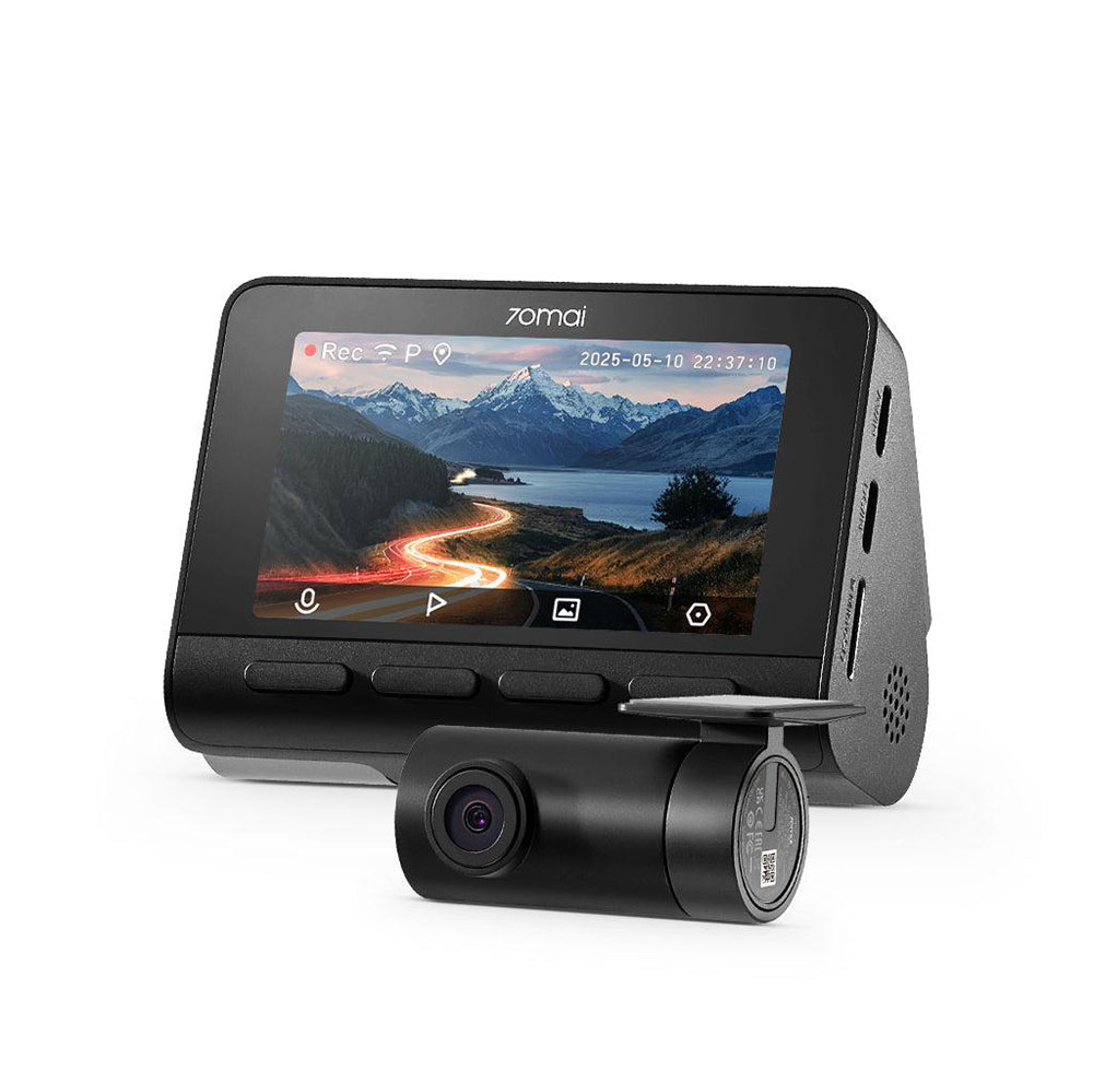 دوربین ثبت وقایع خودرو سونتی می مدل 70mai Dash Cam 4K A800SE Set کد A800SE به همراه دوربین عقب